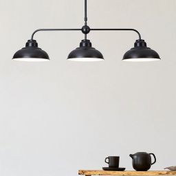 Rabalux Dragan lampa podsufitowa 3x60W czarny mat 5309
