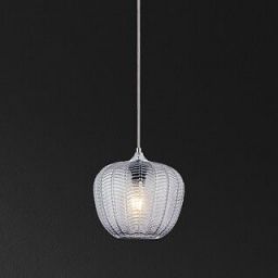 Rabalux Monet lampa wisząca 1x40W chrom/przydymiony 3177