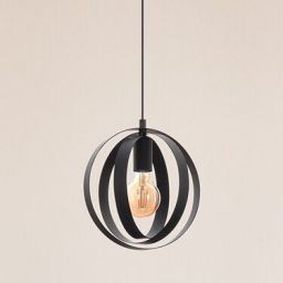 Rabalux Cortado lampa wisząca 1x40W czarna 5360