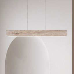 Rabalux Cinnamon lampa wisząca 1x34W LED biały/dąb 3091