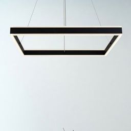 Rabalux Quadro lampa wisząca 1x60W LED czarny mat/biały 3085