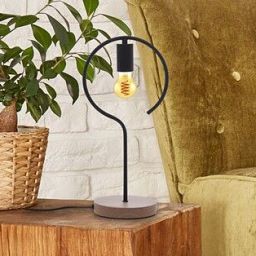 Rabalux Rufin lampa stołowa 1x40W czarna/buk 3220