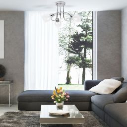 Rabalux Dave lampa podsufitowa 3x40W chrom/biały 6081