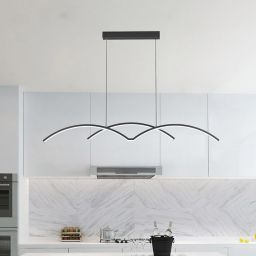 Rabalux River lampa wisząca 1x40W LED czarny/biały 6899