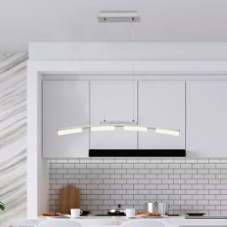 Rabalux Eucalyptus lampa wisząca 1x20W LED chrom satyna/biały 2957