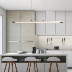 Rabalux Yordana lampa wisząca 1x27W LED chrom satyna/biały 5280