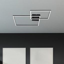 Rabalux Ocean lampa podsufitowa 2x26W LED czarny mat/biały 5256