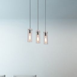 Rabalux Acantha lampa wisząca 3x60 W czarna-przezroczysta 5259