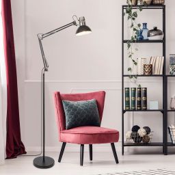 Rabalux Aristeo lampa stojąca 1x40W czarny mat 2196