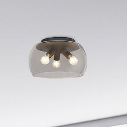 Rabalux Ursula lampa podsufitowa 3x40W czarny/przydymiony 3189