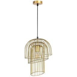 Rabalux Rowena lampa wisząca 1x60W złoty 6228