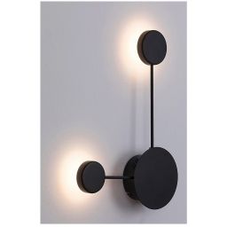 Rabalux Amadeo kinkiet 2x3,5 W czarny 6258