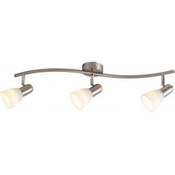 Rabalux Soma lampa podsufitowa 3x40W chrom satyna/biały 6303