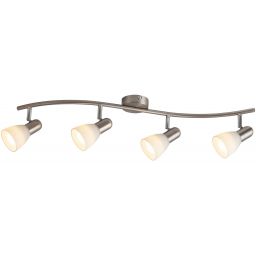 Rabalux Soma lampa podsufitowa 4x40W chrom satyna/biały 6304