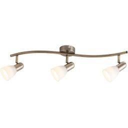 Rabalux Soma lampa podsufitowa 3x40W brązowy/biały 6308