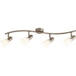 Rabalux Soma lampa podsufitowa 4x40W brązowy/biały 6309