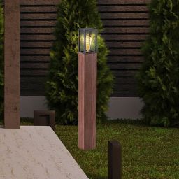 Rabalux Wales lampa stojąca zewnętrzna 1x60W dąb 7197