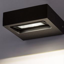 Rabalux Ganges kinkiet zewnętrzny 1x7W czarny mat 7052