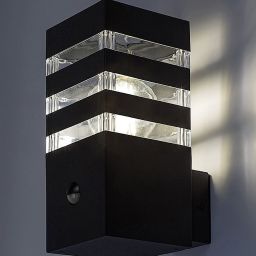 Rabalux Ankara kinkiet zewnętrzny 1x12W z czujnikiem ruchu antracyt 77025