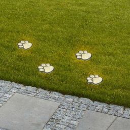 Rabalux Wigry lampa gruntowa 4x06W solarna czarny/biały 77001