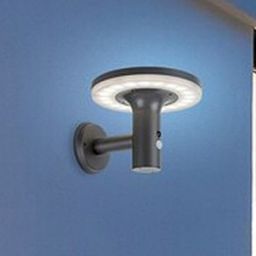 Rabalux Alaska kinkiet zewnętrzny 1x10W solarny z czujnikiem ruchu antracyt 77017