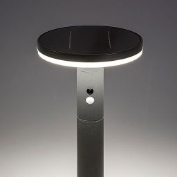 Rabalux Alaska lampa stojąca zewnętrzna 1x10W solarna z czujnikiem ruchu antracyt 77018