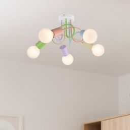 Rabalux Linett lampa podsufitowa 5x40 W multikolor 6340
