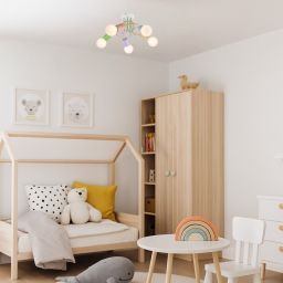 Rabalux Linett lampa podsufitowa 5x40 W multikolor 6340