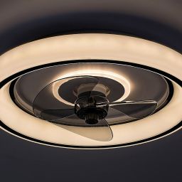 Rabalux Horacio lampa podsufitowa 1x67W LED z wentylatorem czarny/biały 71009