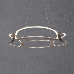 Rabalux Fringilla lampa wisząca 1x67W LED chrom satyna/biała 72010