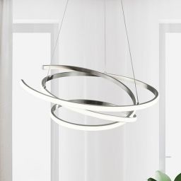 Rabalux Esilda lampa wisząca 1x42W LED chrom/biały 72020