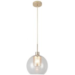 Rabalux Philana lampa wisząca 1x60W złoty/przezroczysty 6495