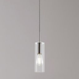 Rabalux Esta lampa wisząca 1x40 W chrom-przezroczysta 72048