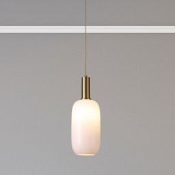 Rabalux Sinopia lampa wisząca 1x60 W złota-opal 5224