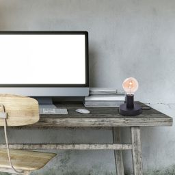 Rabalux Bowie lampa stołowa 1x60 W czarna 6569