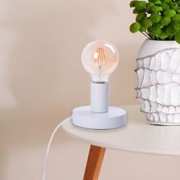 Rabalux Bowie lampa stołowa 1x60 W biała 6570