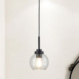 Rabalux Tirina lampa wisząca 1x15 W czarna 75006