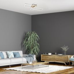 Rabalux Ashton lampa podsufitowa 1x24W LED biały/chrom satyna 6590