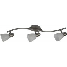 Rabalux Harmony lampa podsufitowa 3x40 W biała/chrom satyna 6637