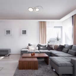 Rabalux Fulvia lampa podsufitowa 4x50W LED chrom satyna/biały 6890