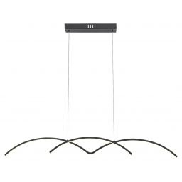 Rabalux River lampa wisząca 1x40W LED czarny/biały 6899