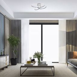 Rabalux Piero lampa podsufitowa 1x30W LED chrom/biały 6955