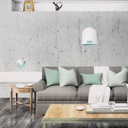 Rabalux Minuet lampa wisząca 1x40W biała/miętowa 7016