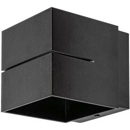 Rabalux Kaunas kinkiet 1x10 W czarny 7017