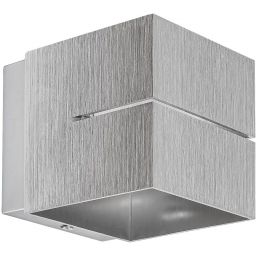 Rabalux Kaunas kinkiet 1x10W aluminium szczotkowany 7019