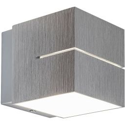 Rabalux Kaunas kinkiet 1x10W aluminium szczotkowany 7019