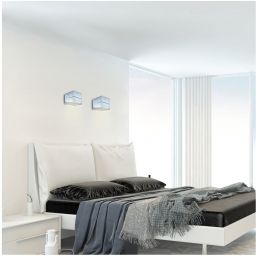 Rabalux Kaunas kinkiet 1x10W aluminium szczotkowany 7019