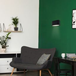 Rabalux Kaunas kinkiet 1x10 W czarny 7023