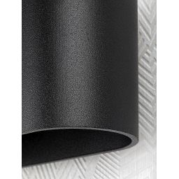 Rabalux Kaunas kinkiet 1x10 W czarny 7023