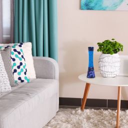 Rabalux Minka lampa stołowa 1x20W niebieska 7026